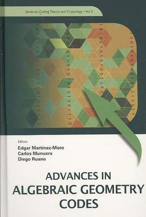 Advances in Algebraic Geometry Codes de Edgar Martinez-Moro