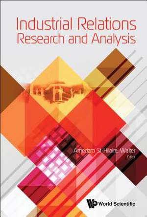 INDUSTRIAL RELATIONS RESEARCH AND ANALYSIS de Walter Amedzro St-Hilaire