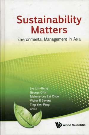 Sustainability Matters de Lin Heng Lye