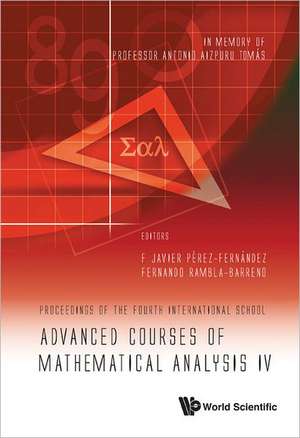 Advanced Courses of Mathematical Analysis IV de F. Javier Perez Fernandez