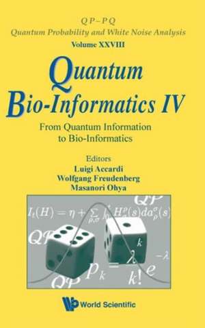 Quantum Bio-Informatics IV de L. Accardi