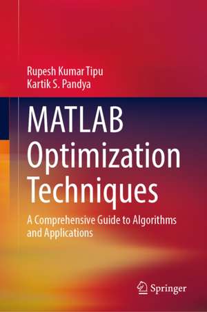 MATLAB Optimization Techniques de Kartik S. Pandya