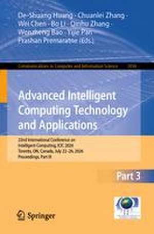 Advanced Intelligent Computing Technology and Applications de De-Shuang Huang