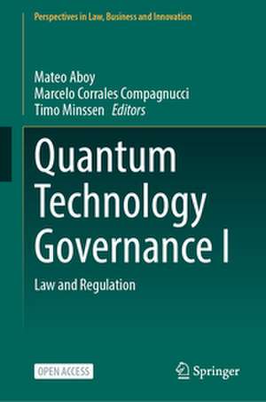 Quantum Technology Governance I