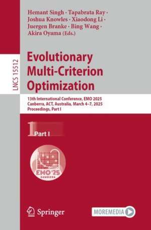 Evolutionary Multi-Criterion Optimization de Hemant Singh