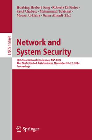 Network and System Security de Houbing Herbert Song