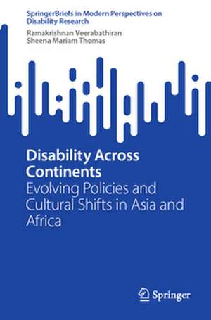 Disability Across Continents de Ramakrishnan Veerabathiran