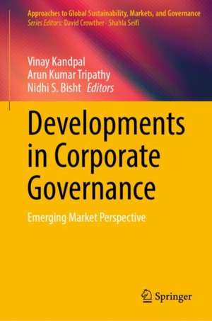 Developments in Corporate Governance de Vinay Kandpal