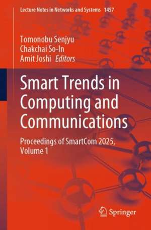 Smart Trends in Computing and Communications de Tomonobu Senjyu