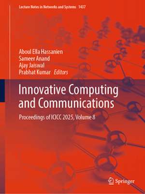 Innovative Computing and Communications de Aboul Ella Hassanien