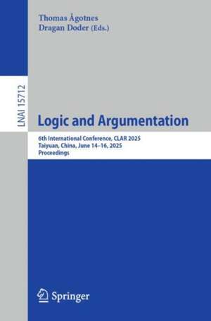Logic and Argumentation de Thomas Ågotnes