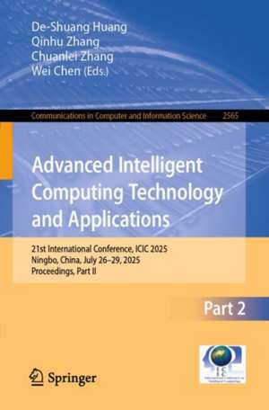 Advanced Intelligent Computing Technology and Applications de De-Shuang Huang