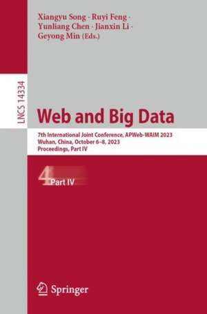 Web and Big Data de Xiangyu Song