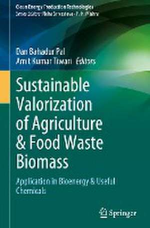 Sustainable Valorization of Agriculture & Food Waste Biomass: Application in Bioenergy & Useful Chemicals de Dan Bahadur Pal