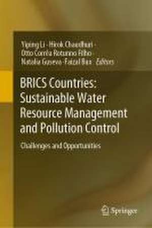 BRICS Countries: Sustainable Water Resource Management and Pollution Control: Challenges and Opportunities de Yiping Li