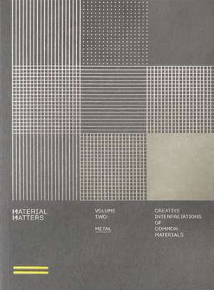 Material Matters: Metal: Creative Interpretations of Common Materials de Victionary