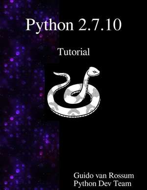 Python 2.7.10 Tutorial: An Introduction to Python de Guido Van Rossum