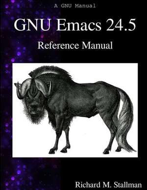 GNU Emacs 24.5 Reference Manual de Richard M. Stallman