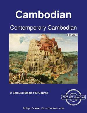 Contemporary Cambodian - Glossary de Lim Hak Kheang