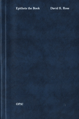 Epithets the Book de David K. Ross