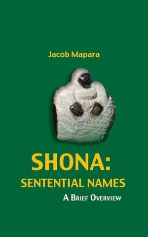 Shona Sentential Names de Jacob Mapara