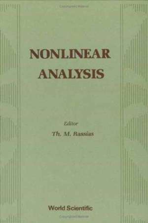 Nonlinear Analysis (B/H) de Rassias Th M