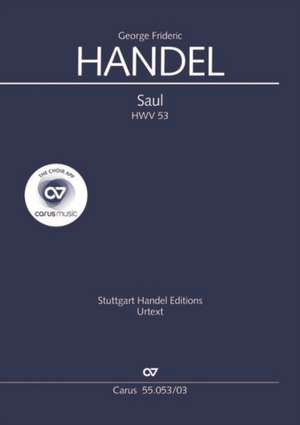 Händel, G: Saul (Klavierauszug)