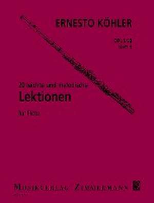 20 leichte und melodische Lektionen de Ernesto Köhler