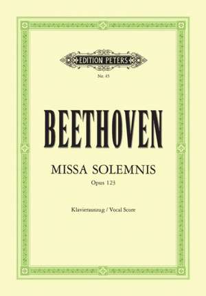 Missa solemnis D-Dur op. 123 de Ludwig van Beethoven