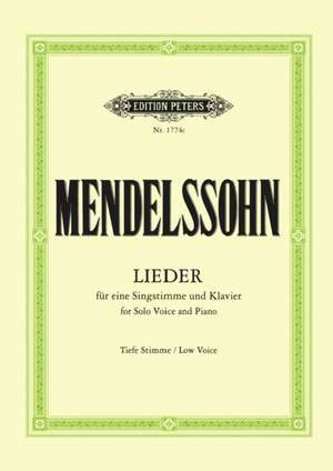 Lieder de Felix Mendelssohn Bartholdy