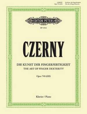 Die Kunst der Fingerfertigkeit op. 740 (699) de Carl Czerny