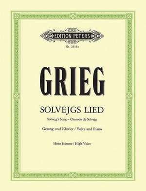 Solveig's Song (High Voice) de Edvard Grieg