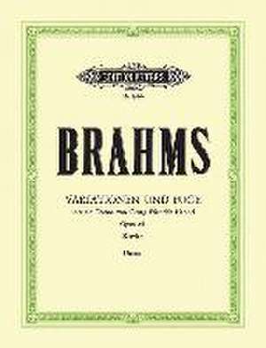 Variations and Fugue on a Theme by Handel for Piano Op. 24 de Johannes Brahms