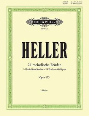 24 Melodious Studies Op. 125 de Stephen Heller