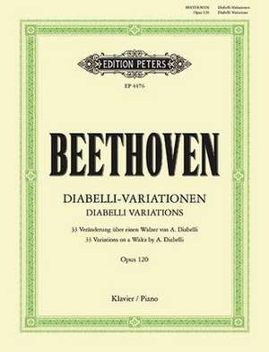 Diabelli Variations Op. 120 for Piano de Ludwig van Beethoven