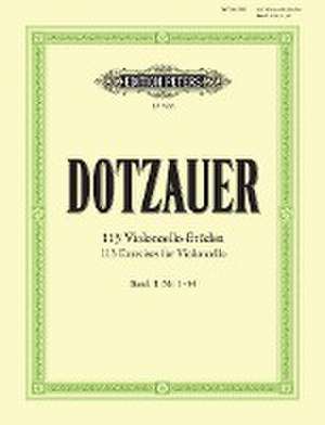 113 Violoncello-Etüden - Heft 1: Nr. 1 -34 de Justus Johann Friedrich Dotzauer