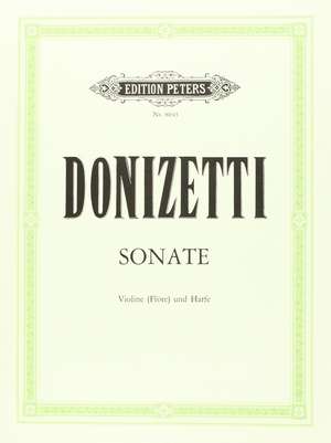 Sonata for Violin or Flute and Harp de Gaetano Donizetti