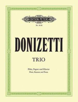 Trio in F for Flute, Bassoon and Piano de Gaetano Donizetti