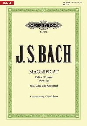 Magnificat in D Bwv 243 (Vocal Score) de Johann Sebastian Bach