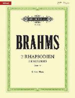 Two Rhapsodies Op. 79 for Piano de Johannes Brahms