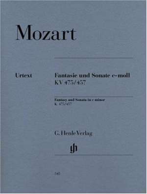 Mozart, Wolfgang Amadeus - Fantasie und Sonate c-moll KV 475/457 de Wolfgang Amadeus Mozart