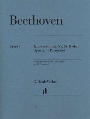 Beethoven, Ludwig van - Klaviersonate Nr. 15 D-dur op. 28 (Pastorale) de Ludwig van Beethoven