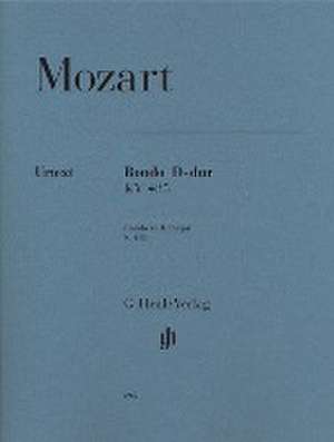 Mozart, Wolfgang Amadeus - Rondo D-dur KV 485 de Wolfgang Amadeus Mozart