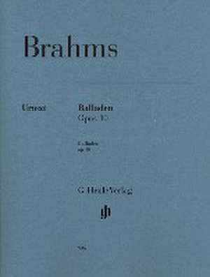 Brahms, Johannes - Balladen op. 10 de Johannes Brahms