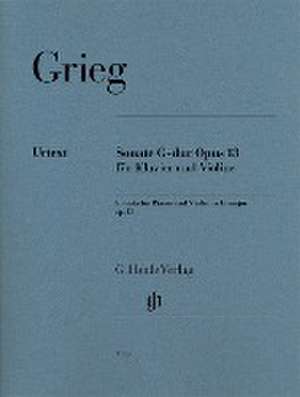 Violin Sonata G major op. 13 de Edvard Grieg