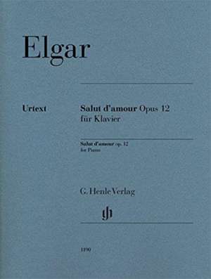 Salut d'amour op. 12 für Klavier de Edward Elgar