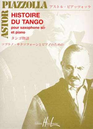 HISTOIRE DU TANGO TENOR SAXOPHONE & PIAN de Ken-Ichiro Isoda