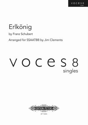 SCHUBERT, F: ERLKNIG MIXED VOICE CHOIR de FRANZ SCHUBERT