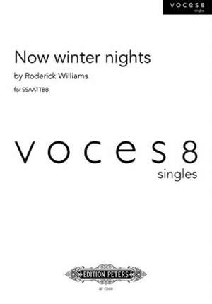 Now Winter Nights for Ssaattbb Choir de Roderick Williams