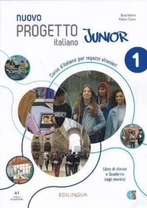 Nuovo Progetto italiano Junior 1 + online access code de Fabio Caon